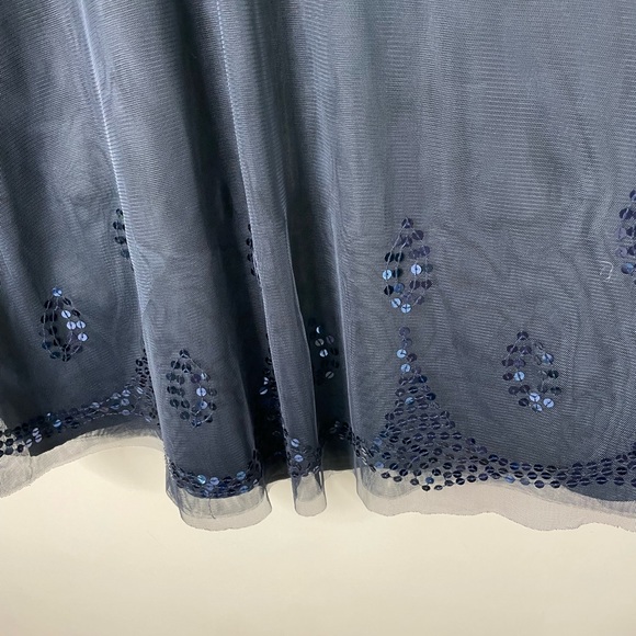 Old Navy Blue Embellished Skirt 4 - Picture 2 of 5